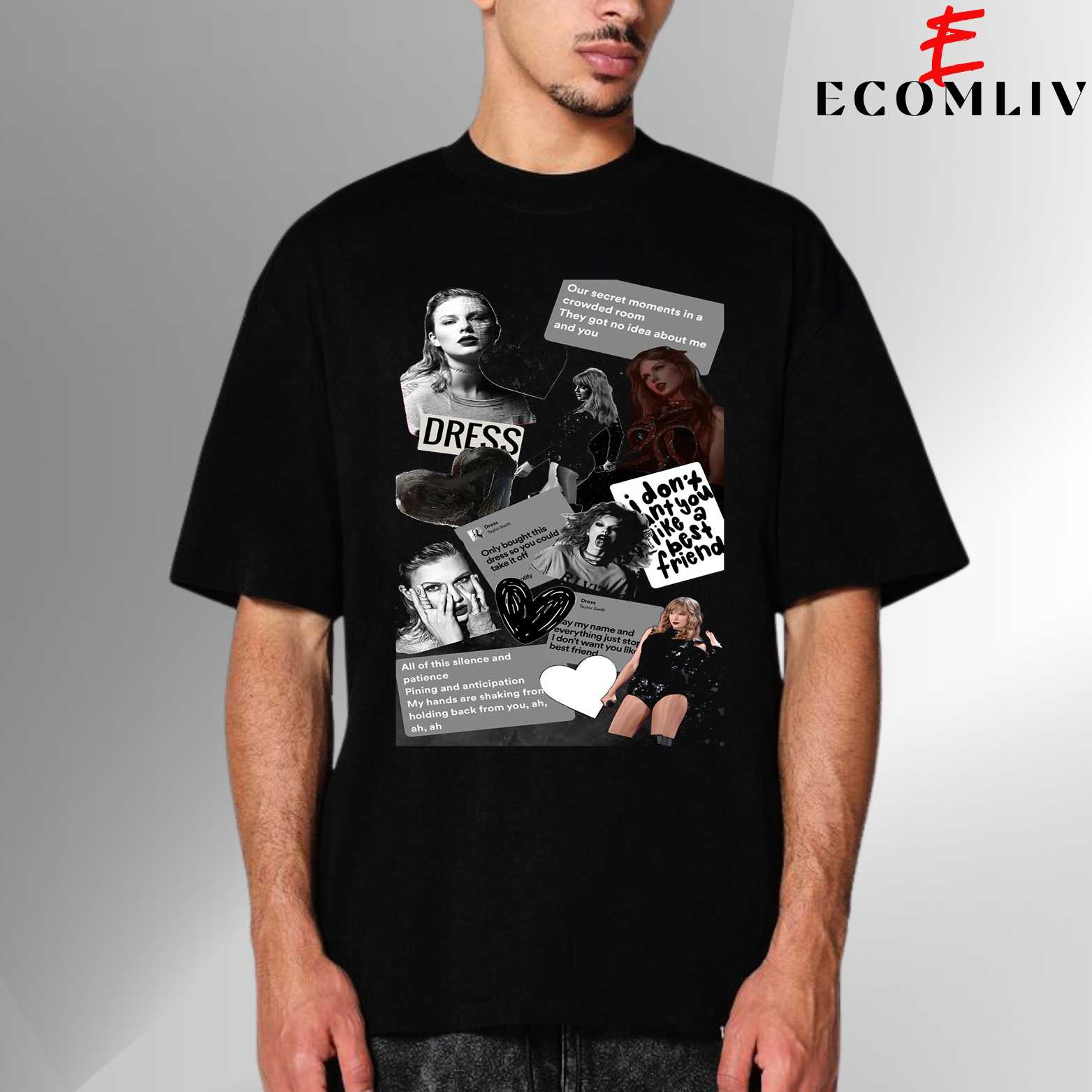 Taylor Swift Streetwear T-Shirt, Pop Culture Graphic Tee, Fan Merch Shirt